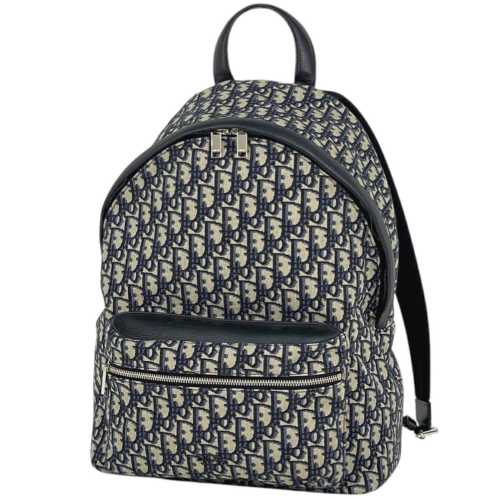 Christian Dior Trotter backpack rucksack daypack canvas blue black